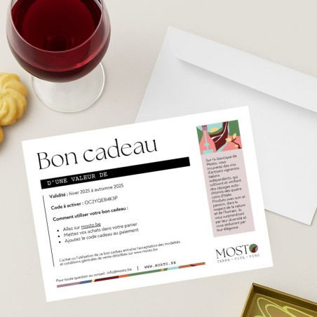 Bon cadeau: 25€